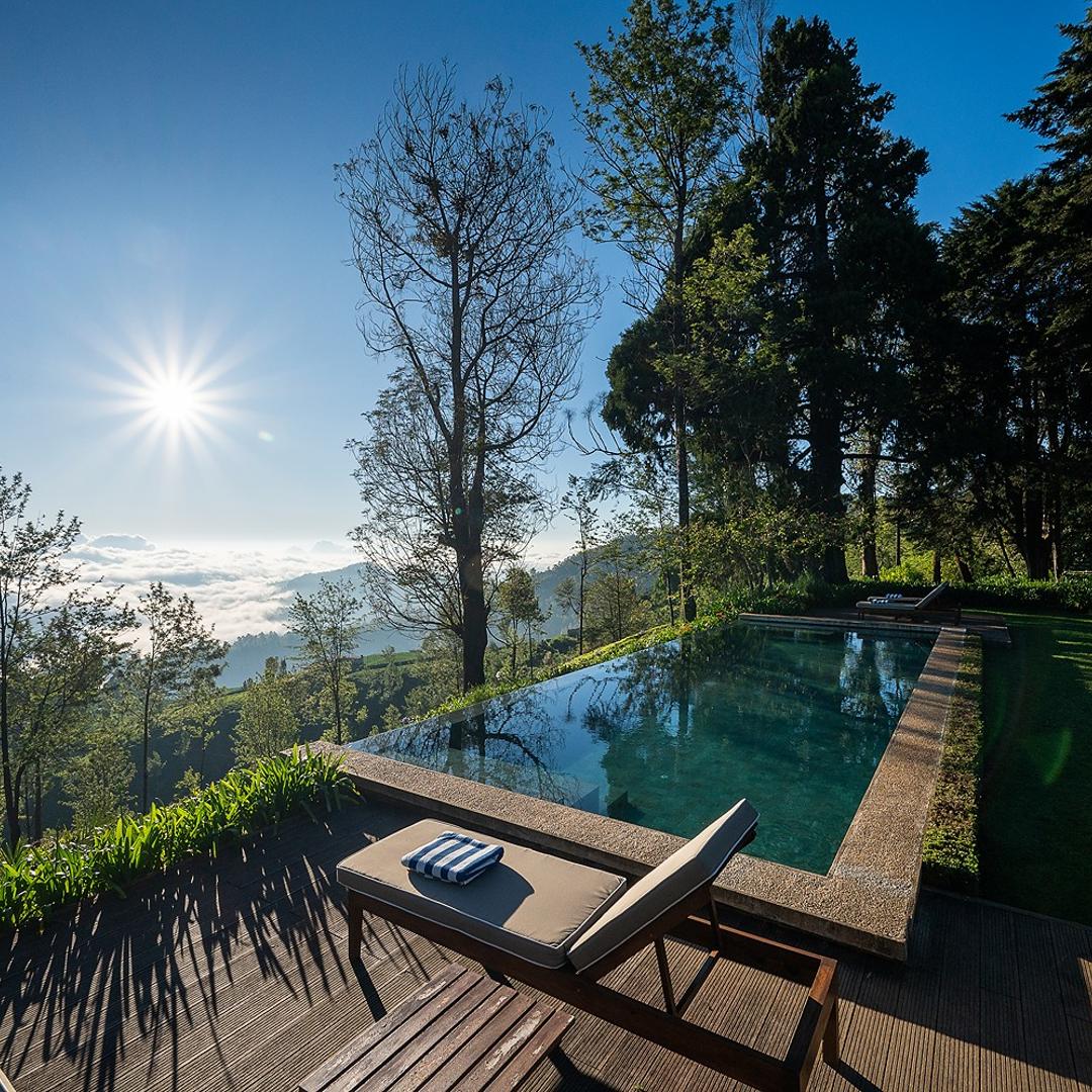 Pool deck with shadow and light, Goatfell Kandapola