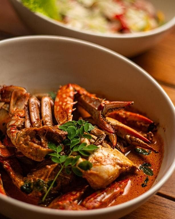 Chef prepared fresh crab