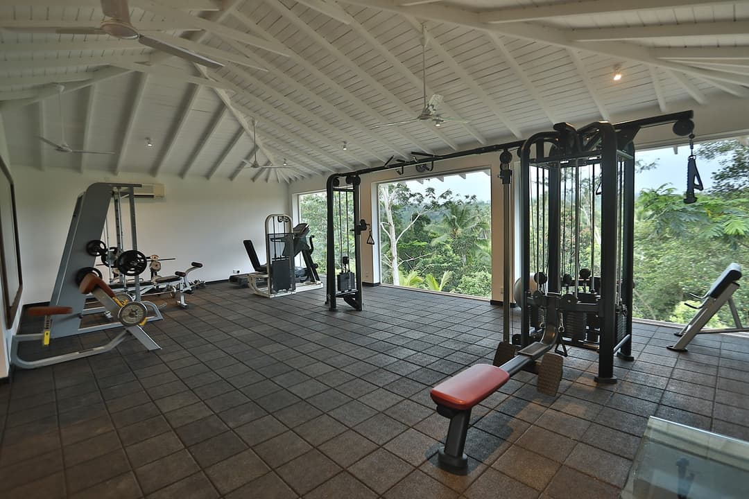 Kahanda Kanda fully equipped gym with panoramic view
