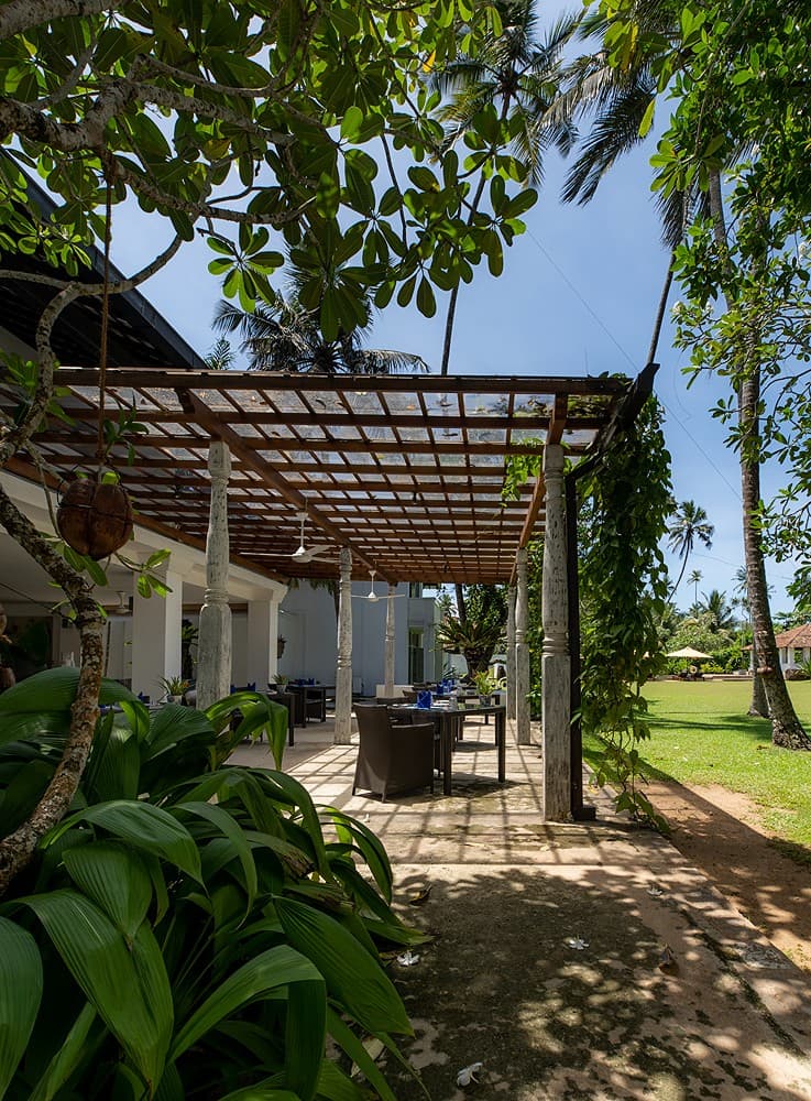 Heritage House Bentota verandah dining outdoor