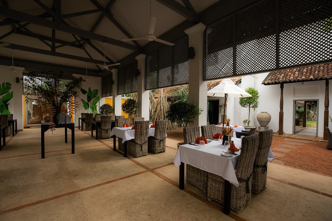 Heritage House Bentota main dining area