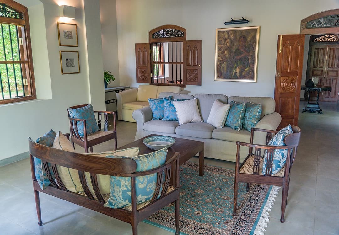 Wide lounge seating area at Island Villa Ahangama, Ahangama, Sri Lanka