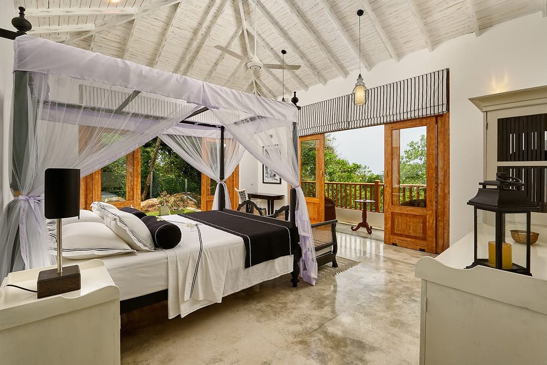 Geoffrey Bawa Room interior angle, The Divine Villa Talpe