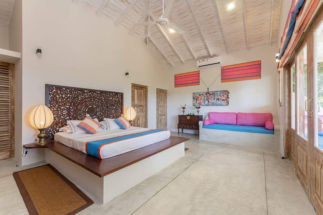 Pavilion Room interior angle, The Divine Villa Talpe