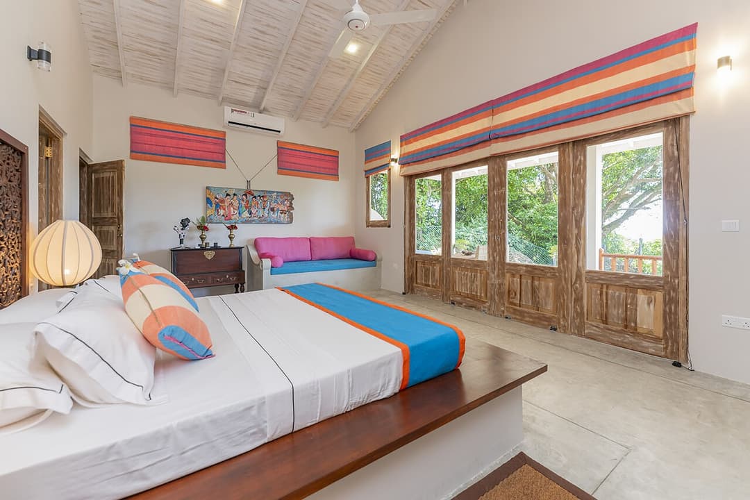 Pavilion Room interior wide angle, Divine Villa Talpe