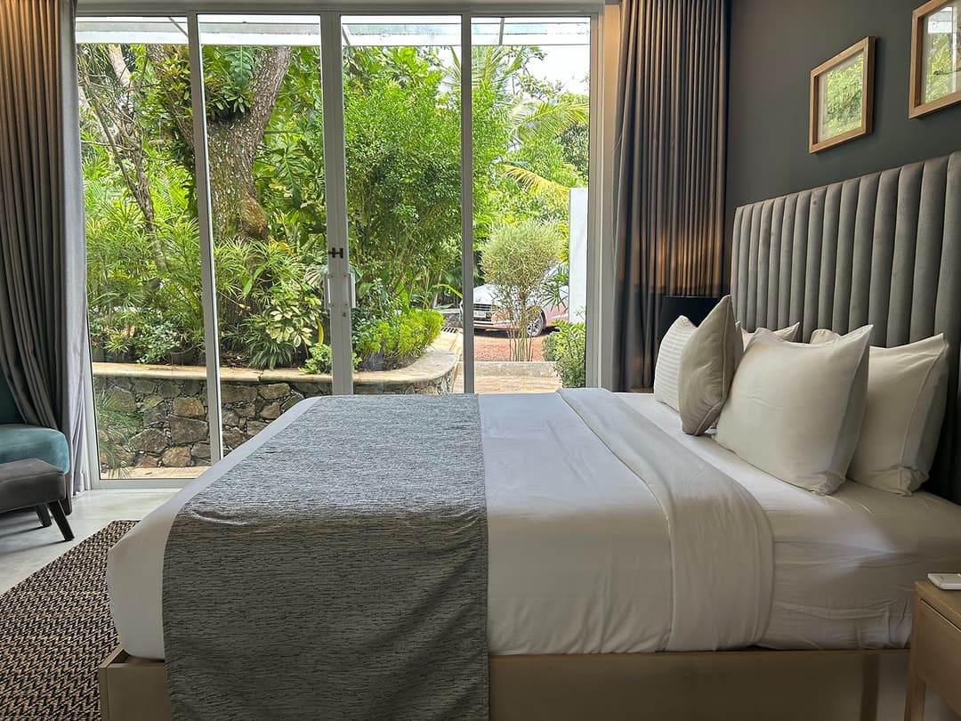 Clove bedroom wide angle, The Niche Hikkaduwa villa