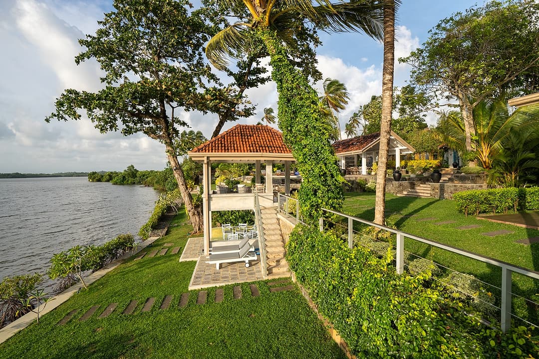 Jetty with gazebo and river view, The Niche Hikkaduwa