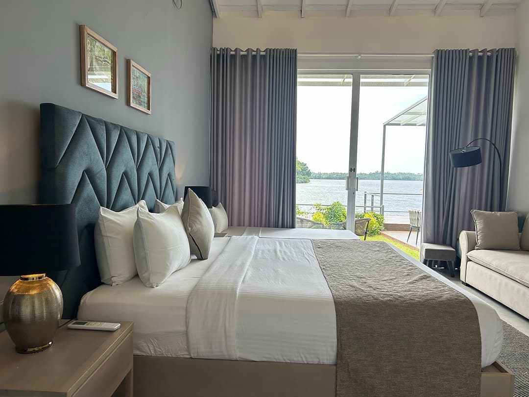 Pepper bedroom wide angle, The Niche Hikkaduwa villa