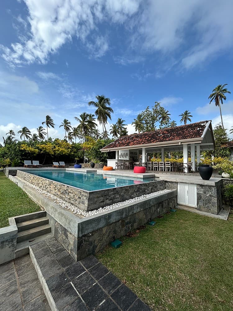 Pool view second angle, The Niche Hikkaduwa villa