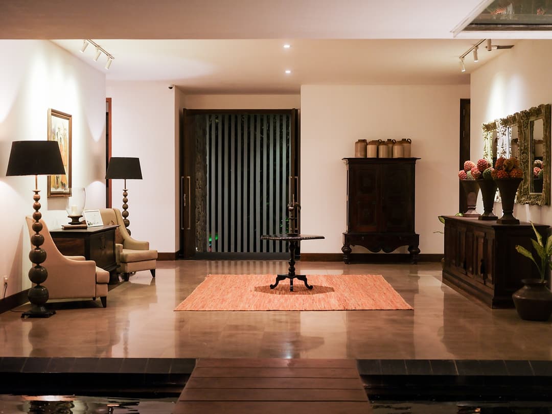 Entrance lobby formal view, The Villa by CC Wadduwa