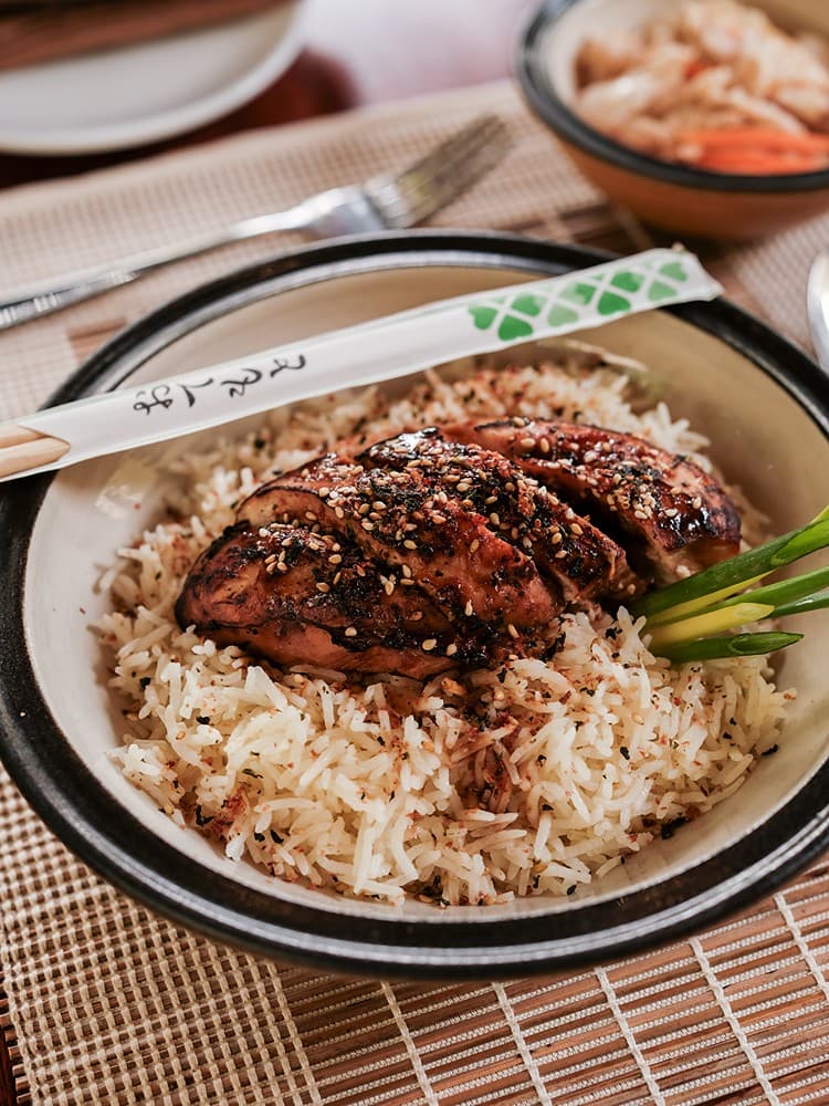 Rice and curry close, The Villa by CC Wadduwa dining