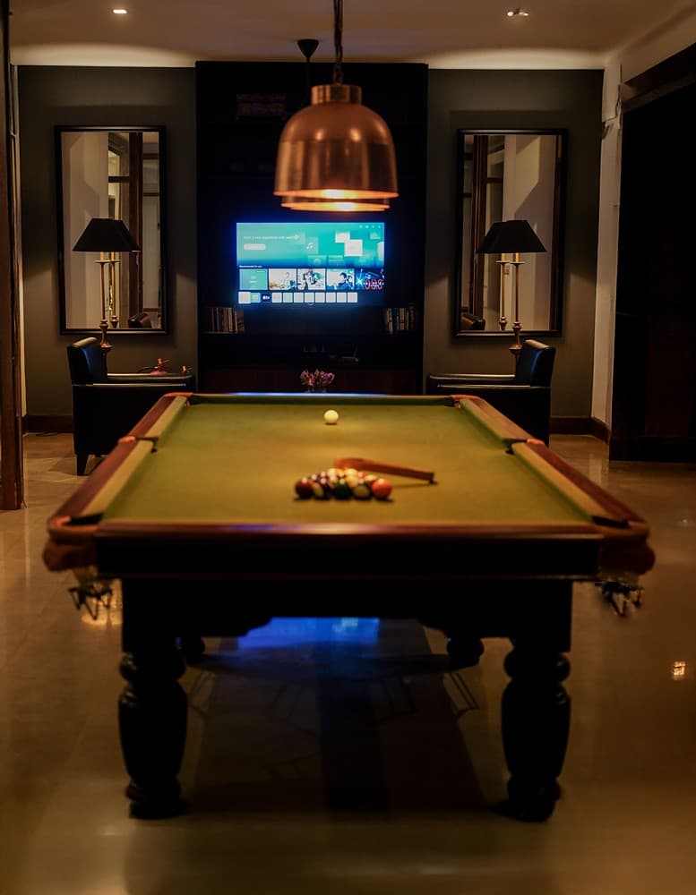 Game room with pool table, The Villa by CC Wadduwa