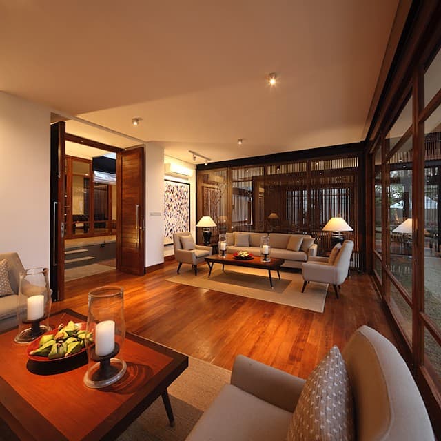 Living room warm wide angle, The Villa by CC Wadduwa