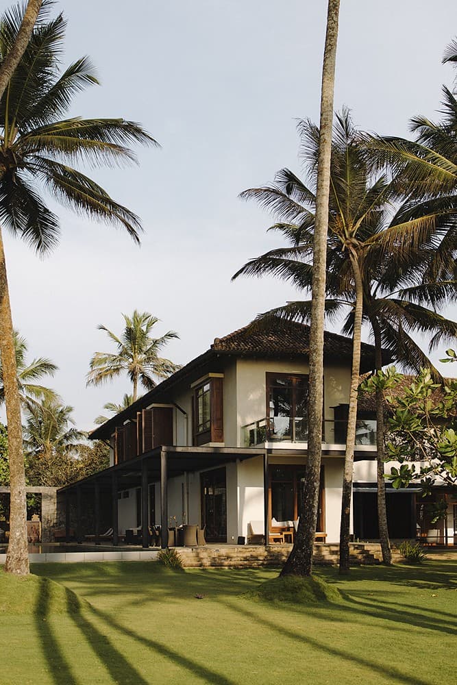 Villa exterior from garden wide view, The Villa by CC