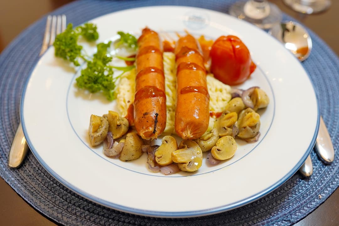 Salmon dish plated, The Mystique Nuwara Eliya dining