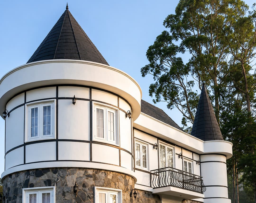 Castle tower close exterior, The Mystique Nuwara Eliya