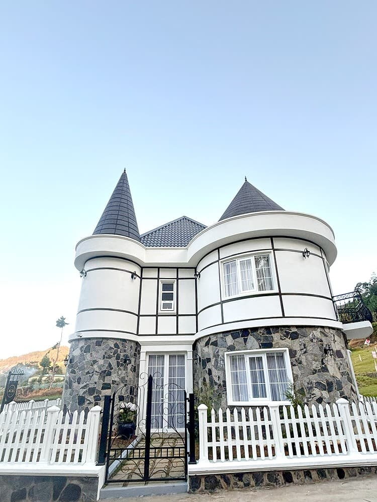 Castle exterior clear sky wide, The Mystique Nuwara Eliya
