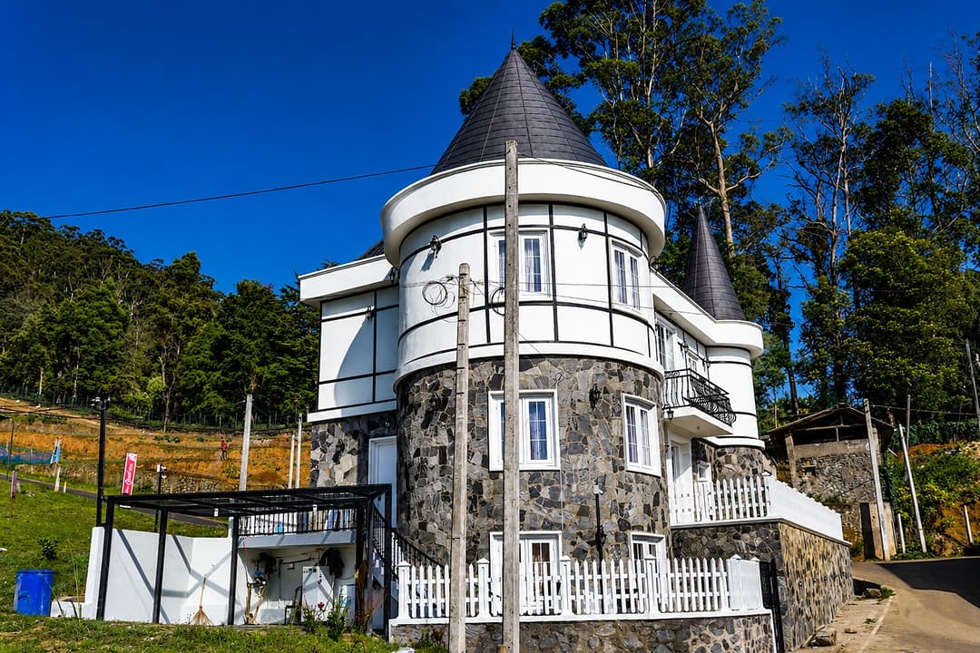 Castle exterior angle blue sky, The Mystique Nuwara Eliya