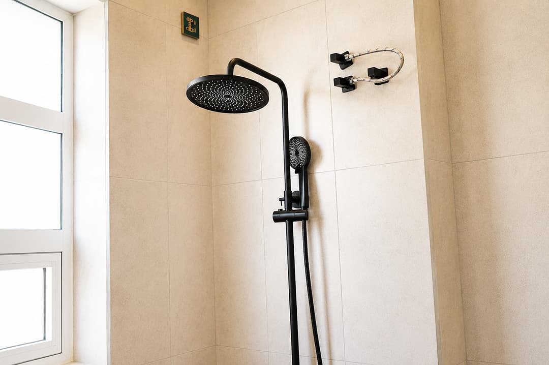 Bathroom black rain shower head, The Mystique Nuwara Eliya
