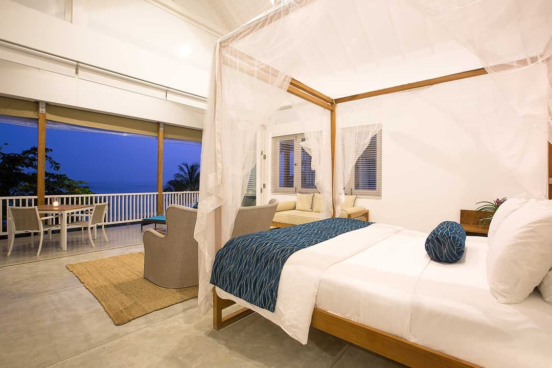 Ocean signature suite at dusk, Sri Sharavi Mirissa