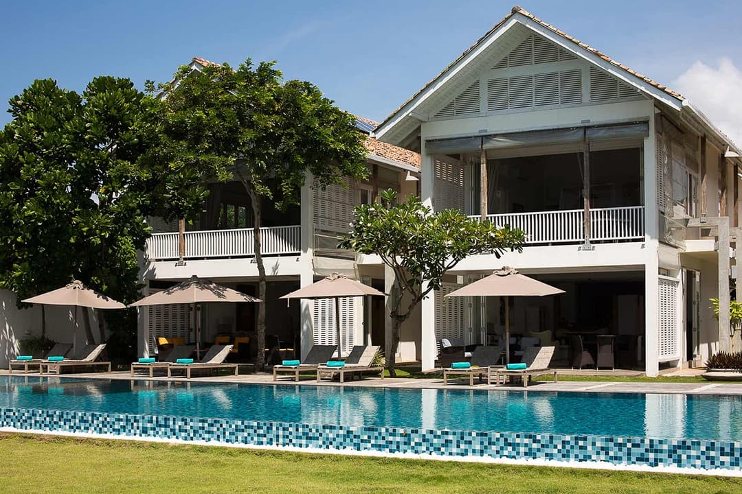 Topaz villa exterior with pool, Sri Sharavi Mirissa