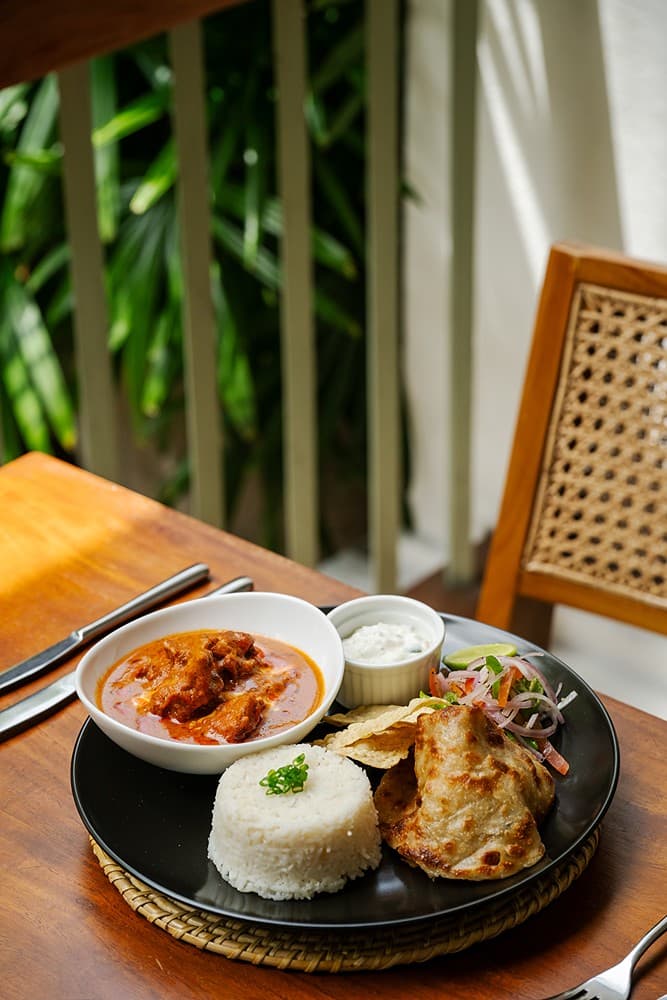 Fort Bazaar Galle curry and rice dish