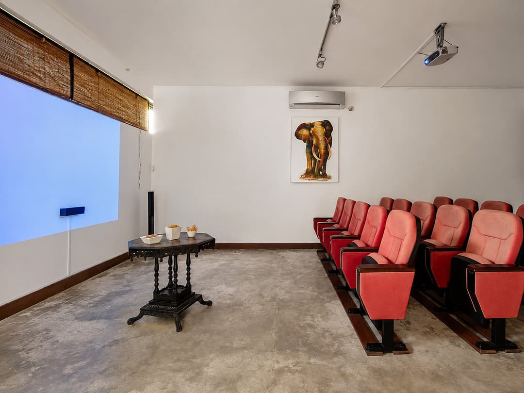 Mirissa home cinema with seating interior