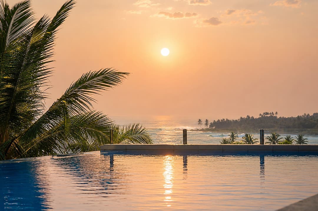 The Cape Mirissa infinity pool at sunsetvilla image
