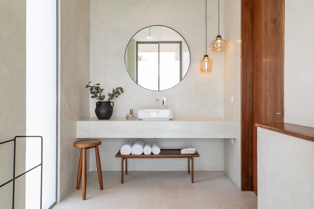 Tri Ahangama Sunset Villa bathroom vanity