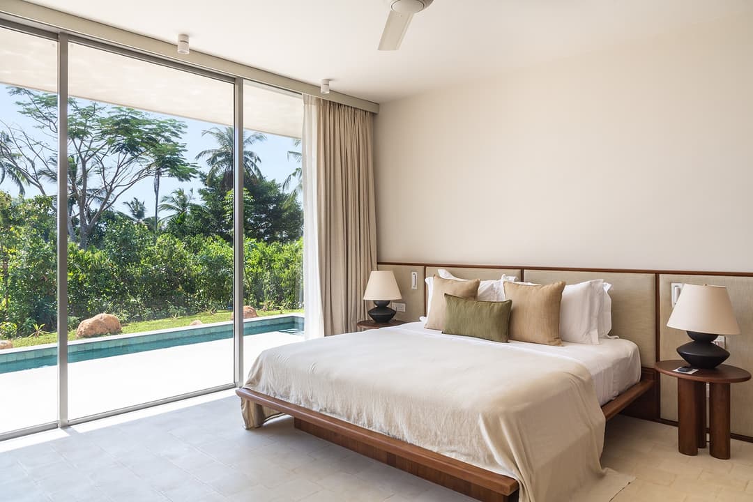 Tri Ahangama Tri Villa with Pool bedroom interior