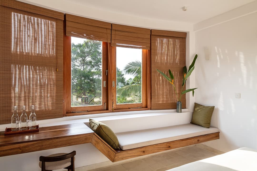Tri Ahangama Water Tower window seat nook