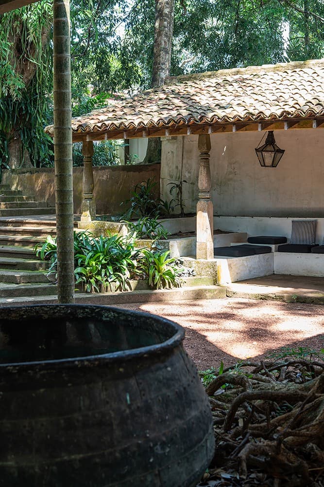 Lunuganga Bentota garden entrance stairway