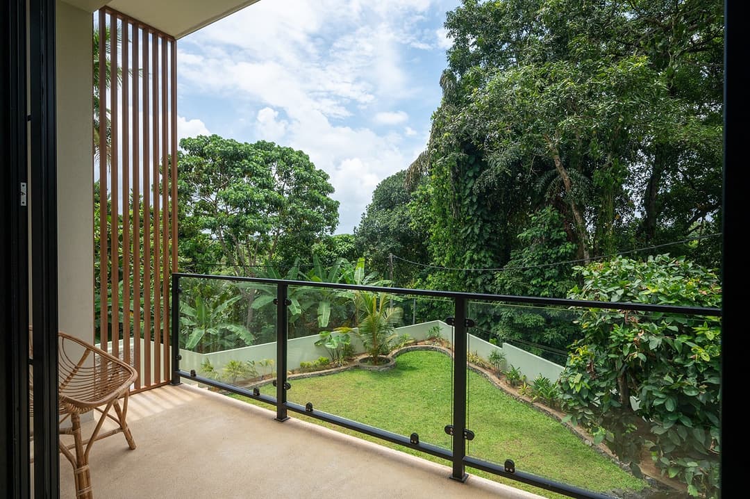 Kanda House Talpe exterior house with garden view