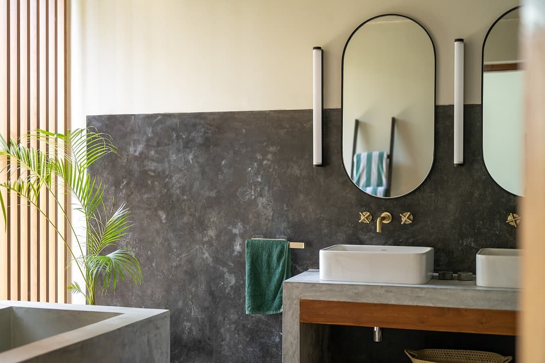 Talpe bathroom sinks stone interior