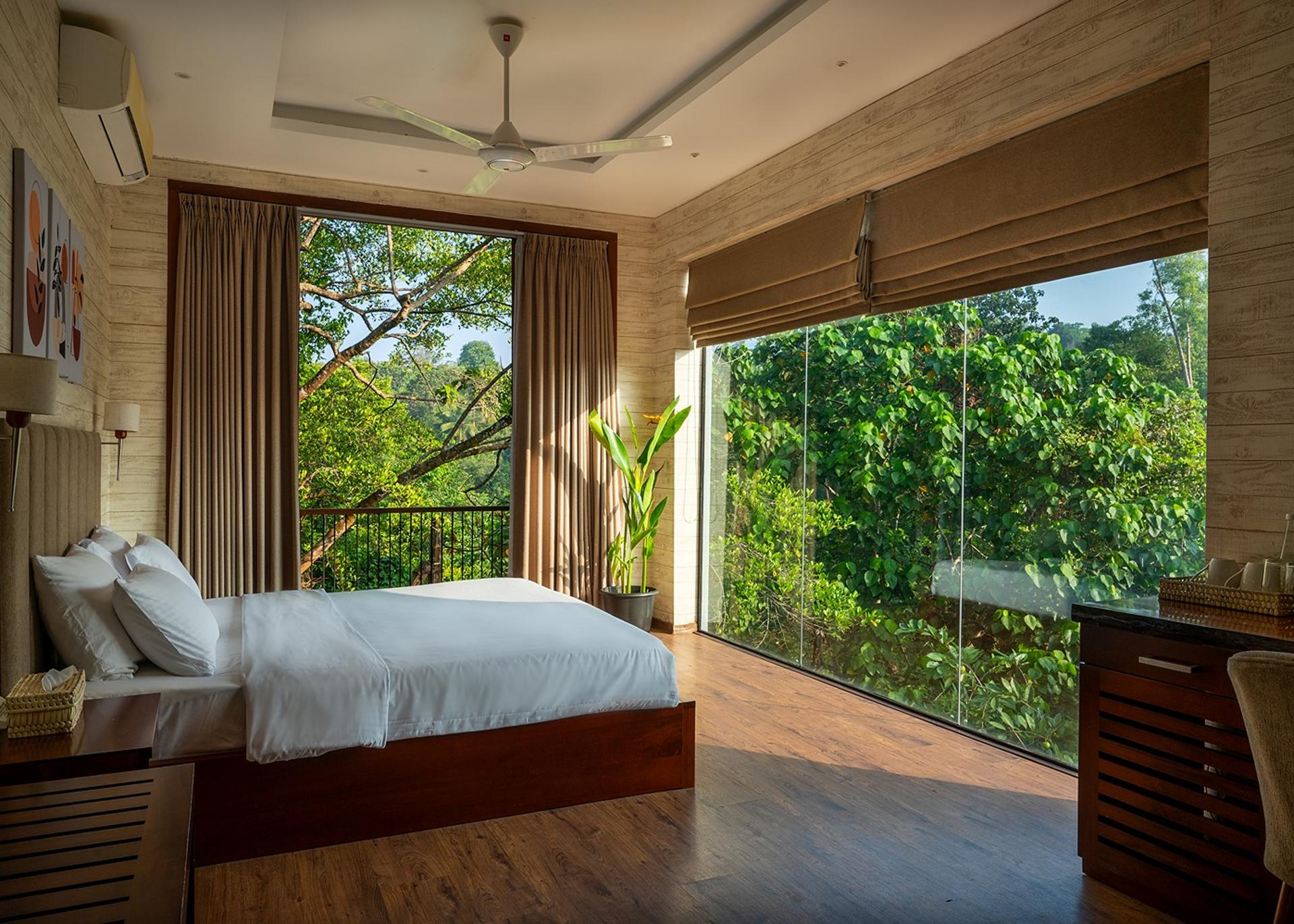 Forest view room warm wide angle, Kurokawa Kalutara