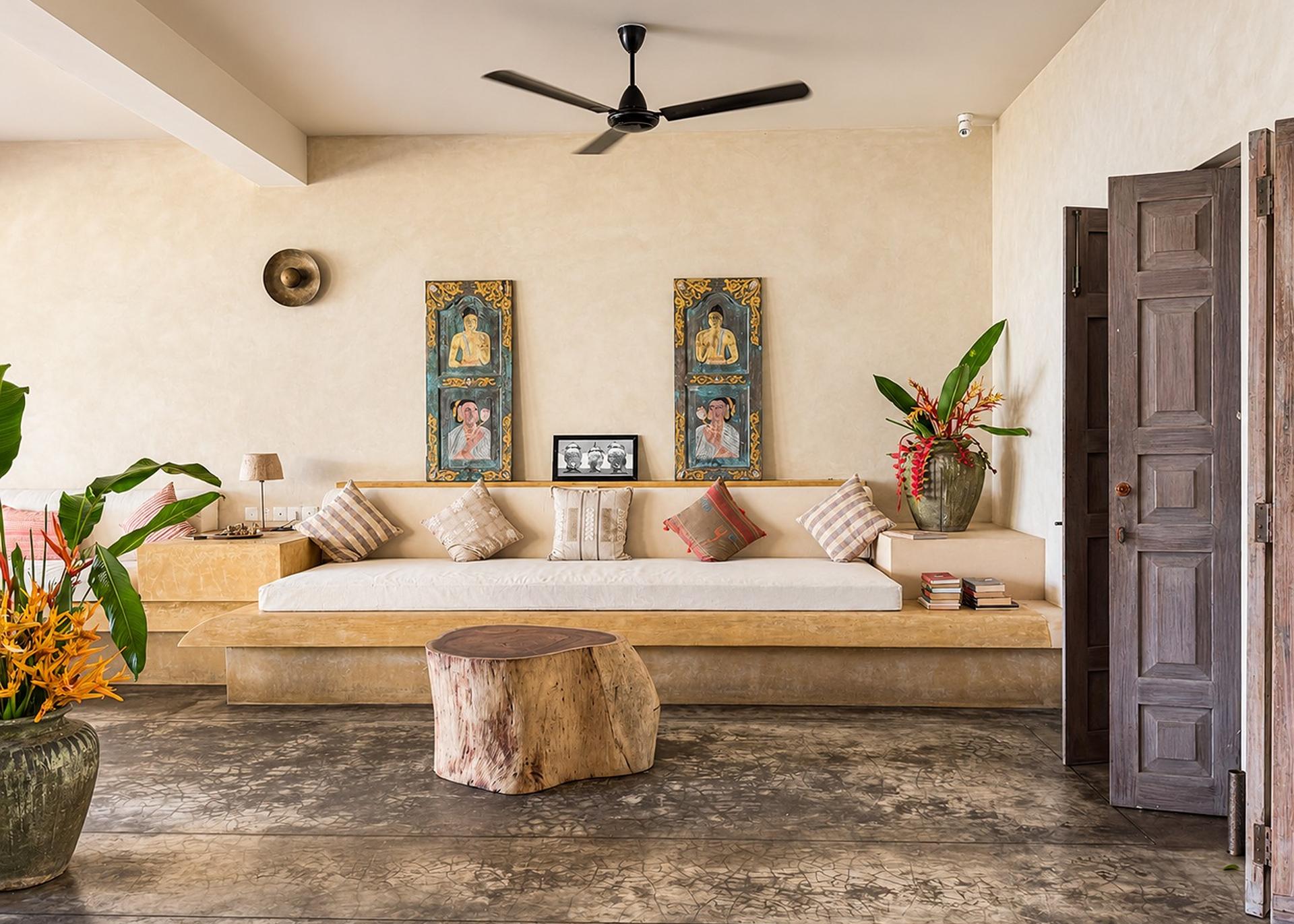 Villa Marisol living room with sofa interior
