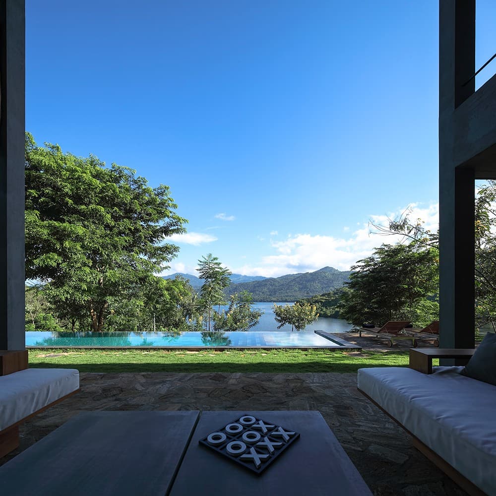 Kurundu House Digana exterior building with lawn view