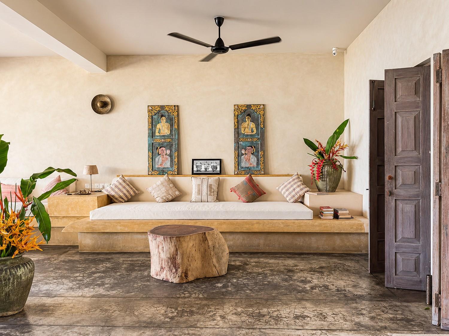Villa Marisol living room with sofa interior